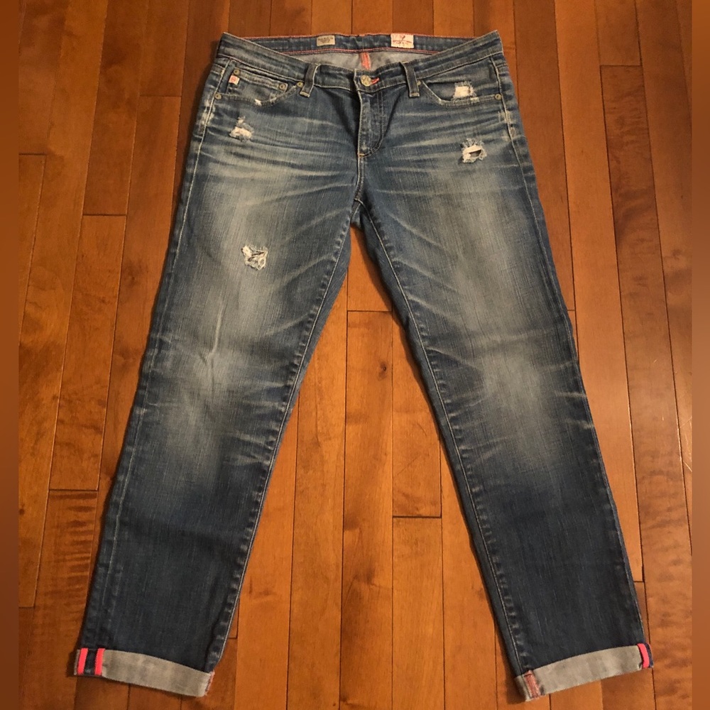 AG Stilt Roll Up Crop Jeans